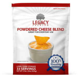 Legacy Premium Powdered Cheese Blend Pouch Front