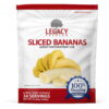 Legacy Premium Freeze Dried Sliced Bananas Pouch Front