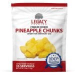 Legacy Premium Freeze Dried Pineapple Chunks Pouch Front