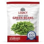 Legacy Premium Freeze Dried Green Beans Pouch Front