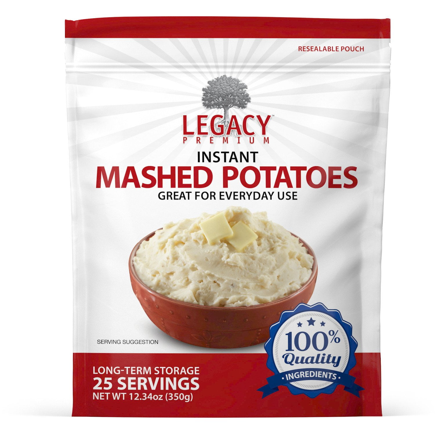 Legacy Premium Instant Mashed Potatoes Pouch Front
