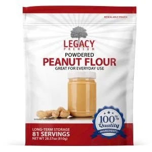 Legacy Premium Powdered Peanut Butter Pouch Front