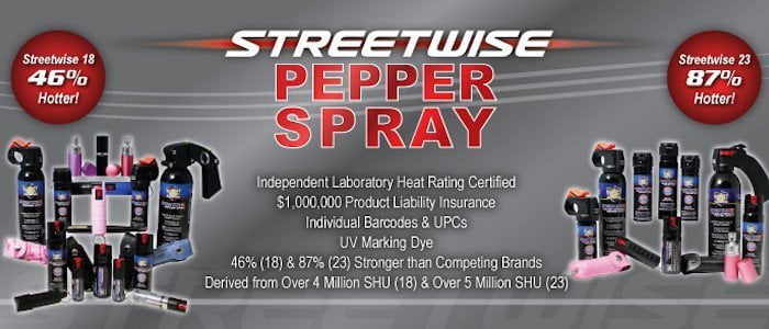 Streetwise Pepper Spray Banner
