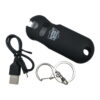 Streetwise 24M SMART Keychain Stun Gun - Black w/ keyring & charging cord