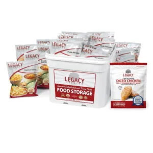 Legacy Premium Chicken and Entree Combo Bucket - 79 Servings