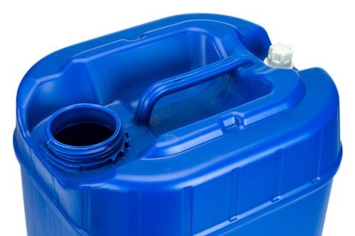 Stackable 5 Gallon Water Storage Tank top view cap off