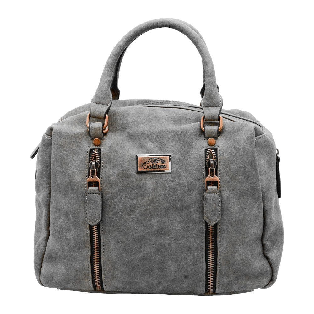 Sahara Concealed Carry Handbag Grey front