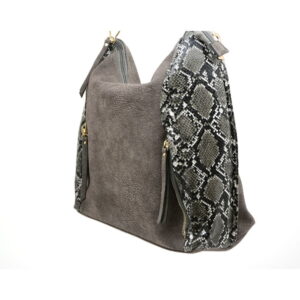Reptic Concealed Carry Handbag Grey Back
