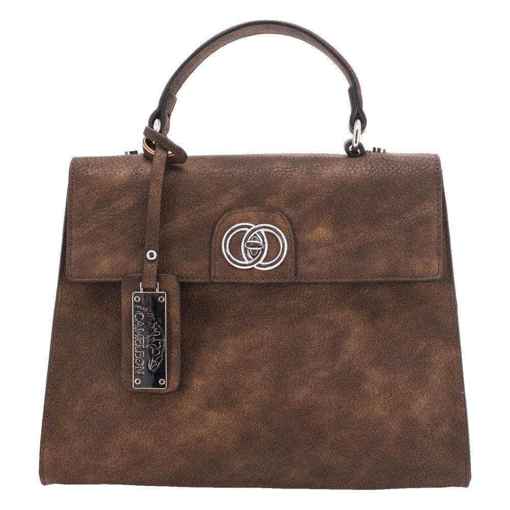 Hemera Concealed Carry Handbag Brown Front