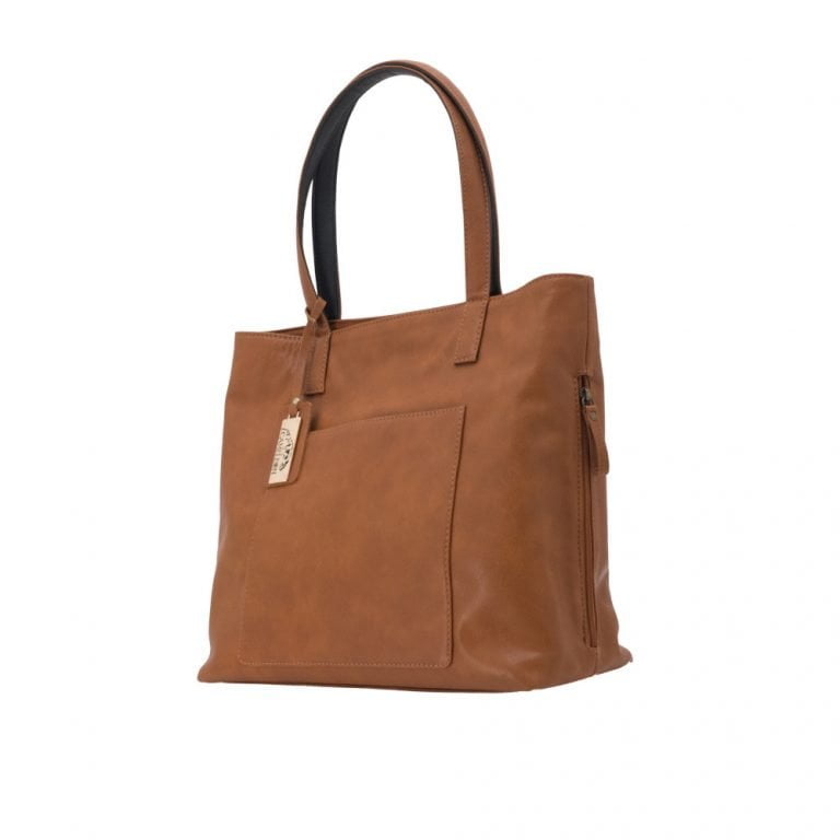 Rhea Concealed Carry Handbag Brown front angle
