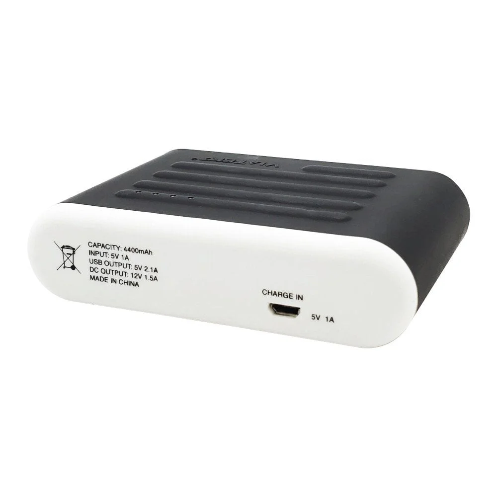 Pocket Jump Power Bank and Car Jump Starter Black charging port