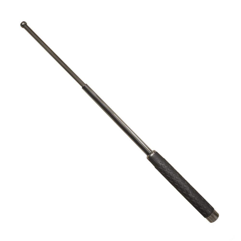SW Expandable Solid Steel Baton 21" Extended angle