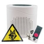 SWVK9 Alarm w/ remote & dog warning sign