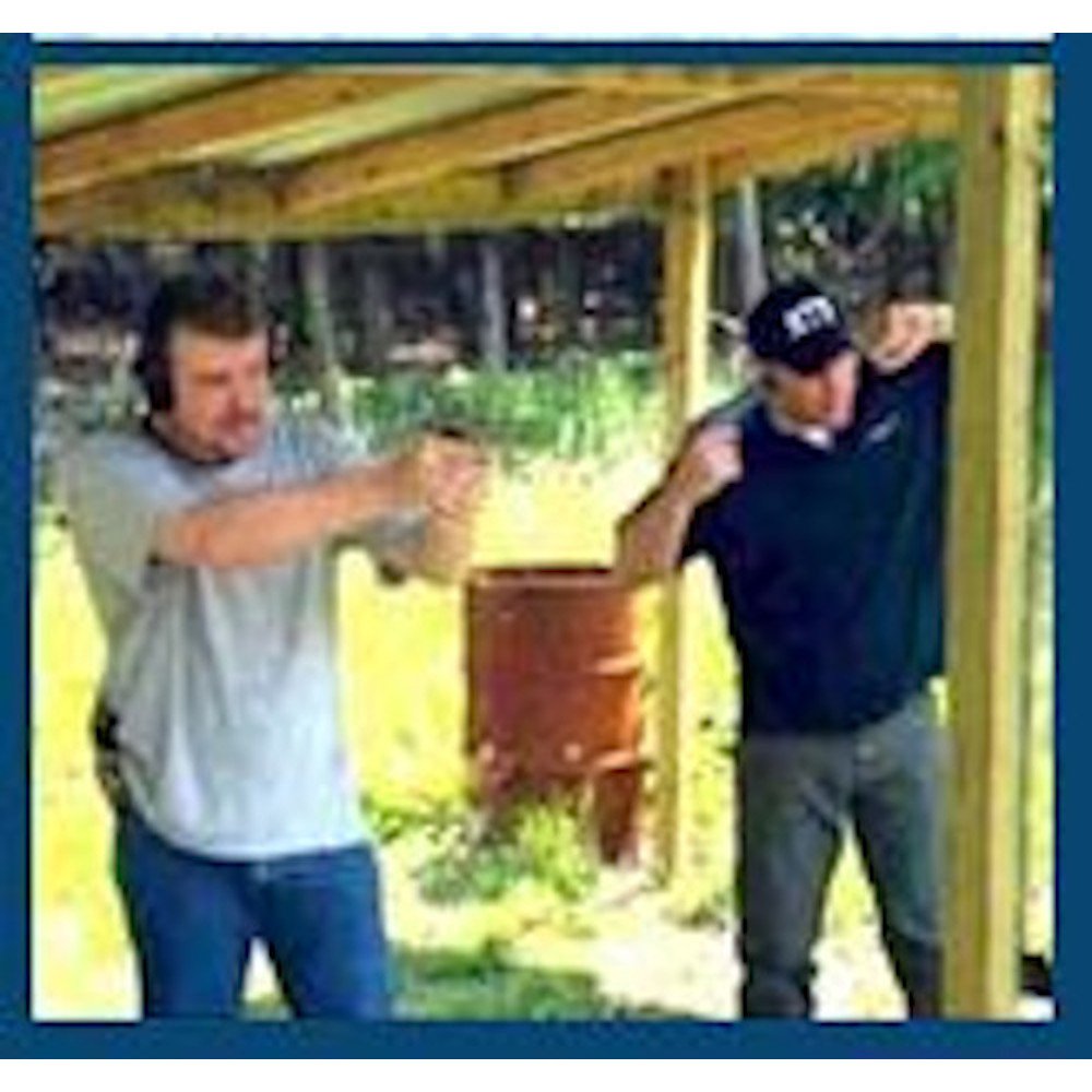 two guys violating the four rules of gun safety