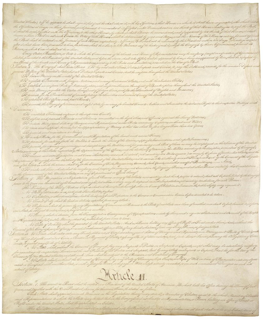 Constitution of the United States p2 of 4