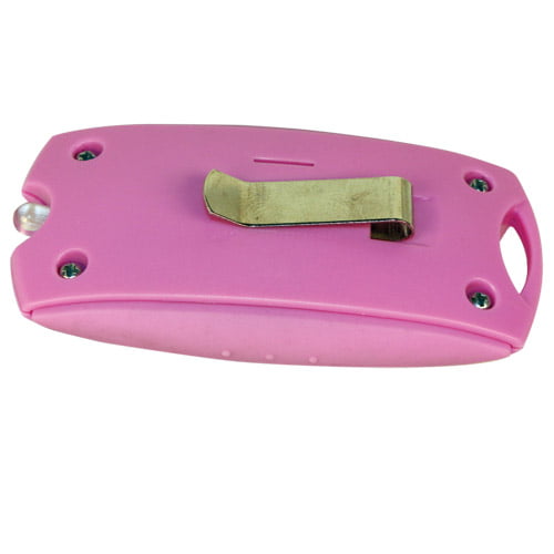 Mini Personal Alarm w/ LED Light Pink Back