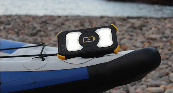 Lion Prowler Lifestyle charger on kayak