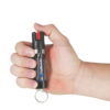 Streetwise 18 Pepper Spray 3/4 oz. Keyring & Clip in hand