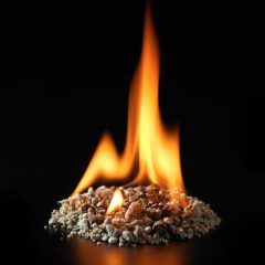 InstaFire Firestarter flame is lit