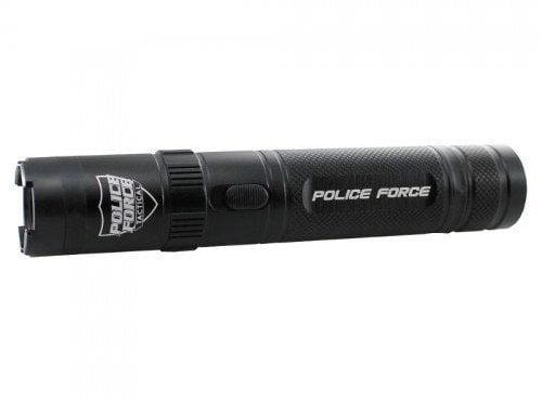 Police Force 9200BK Tactical Stun Flashlight Black Finish
