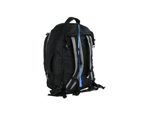 backpack rear straps & hydration system