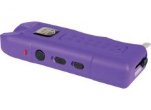 MultiGuard Stun Gun Purple on side MultiGuard Stun Gun Purple on side