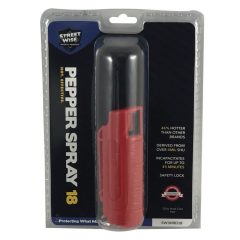 Streetwise 18 Pepper Spray 1/2 oz. Hard Case Red Package