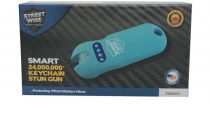SMART Keychain Stun Gun Teal Packaging