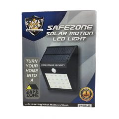 Streetwise SafeZone Solar Motion LED Light package
